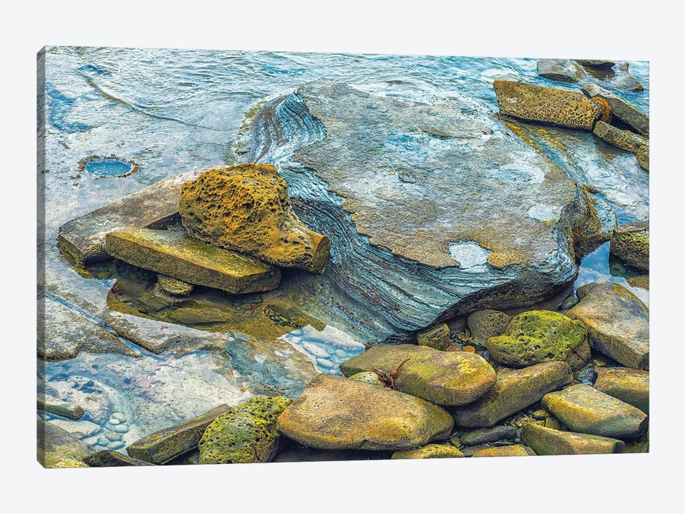 Stone Shape, San Diego Coast by Joseph S. Giacalone 1-piece Canvas Artwork