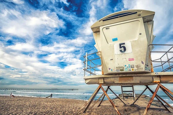 San Diego: Decals On The Tower, Ocean Beach by Joseph S. Giacalone