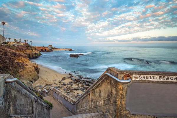 San Diego: The Way Down To Shell Beach by Joseph S. Giacalone