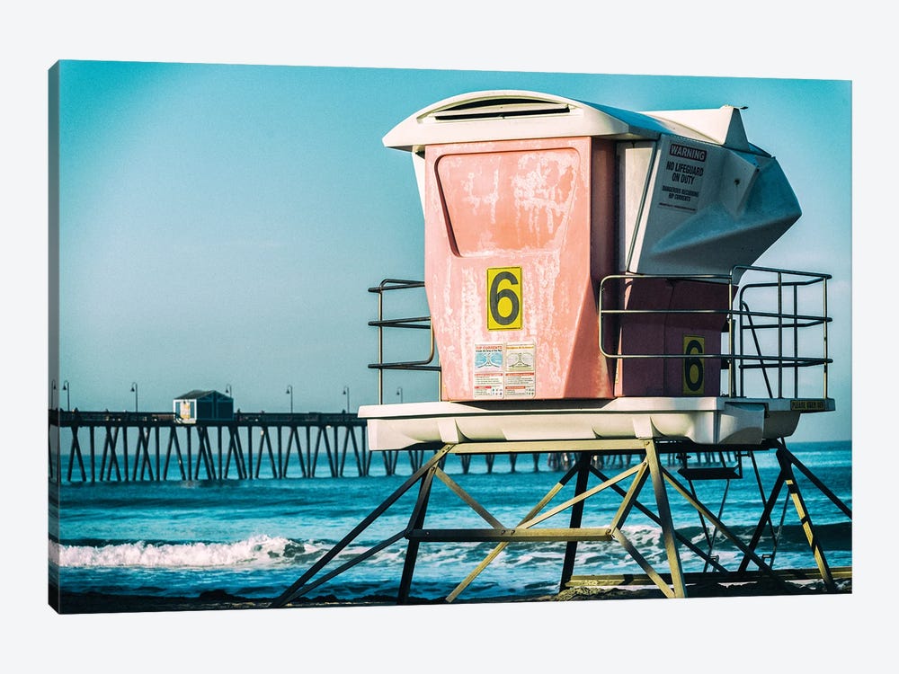 6 Pink At Imperial Beach by Joseph S. Giacalone 1-piece Canvas Wall Art