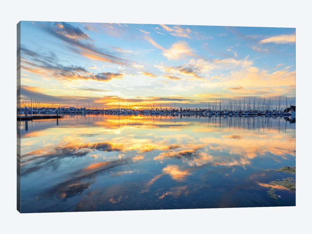 A La Playa Sunrise, San Diego California by Joseph S. Giacalone 1-piece Canvas Print