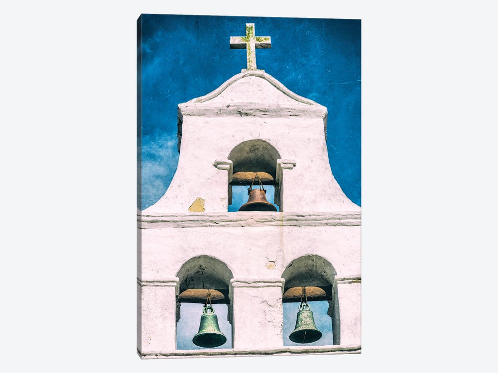 Mission Basilica San Diego De Alcalá Belltower by Joseph S. Giacalone 1-piece Canvas Wall Art