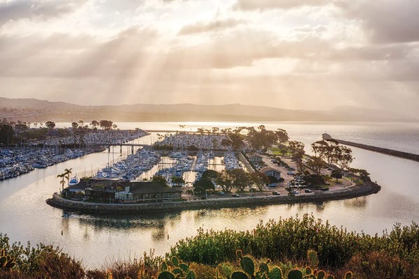 Harbors: Heavenly Morning At Dana Point Harbor by Joseph S. Giacalone