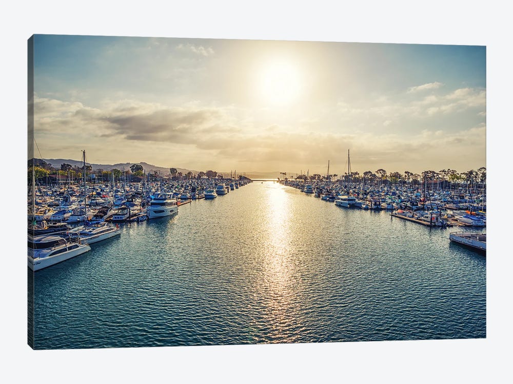 Nautical Morning At Dana Point Harbor by Joseph S. Giacalone 1-piece Canvas Artwork