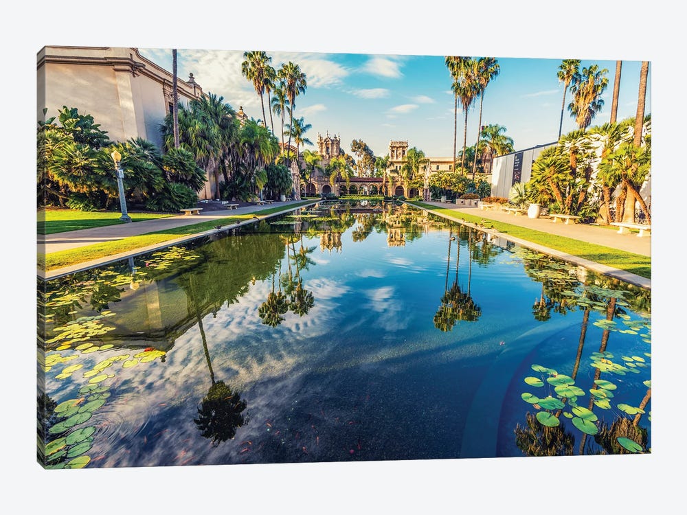Lovely Lily Pond At Balboa Park by Joseph S. Giacalone 1-piece Canvas Wall Art