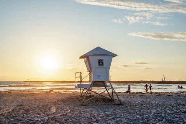 San Diego: A Dog Beach Sunset, San Diego by Joseph S. Giacalone