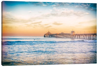 An Imperial Beach Sunrise Canvas Art Print - San Diego Art