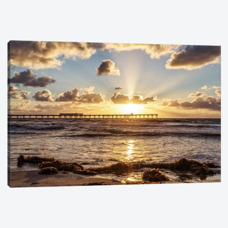 Perfect Ocean Beach Sunset, San Diego Canvas Print #JGL467} by Joseph S. Giacalone Canvas Artwork