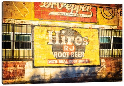 Dr. Pepper And Hires Root Beer Canvas Art Print - Joseph S Giacalone