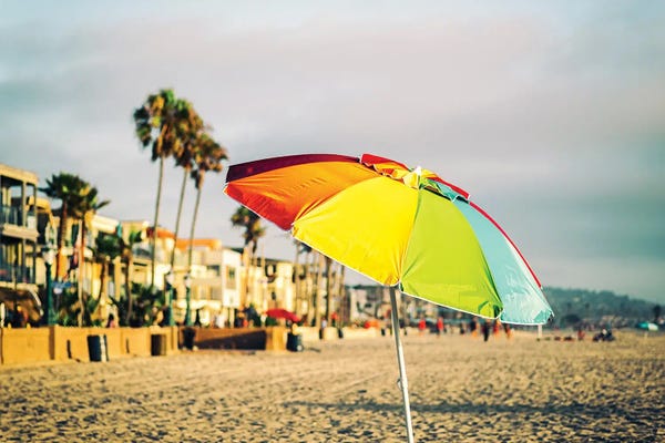 Fine Art Print: Summer Icon, Mission Beach San Diego California by Joseph S. Giacalone
