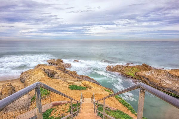 Santa Cruz: The Way Down To Santa Cruz Beach, San Diego by Joseph S. Giacalone