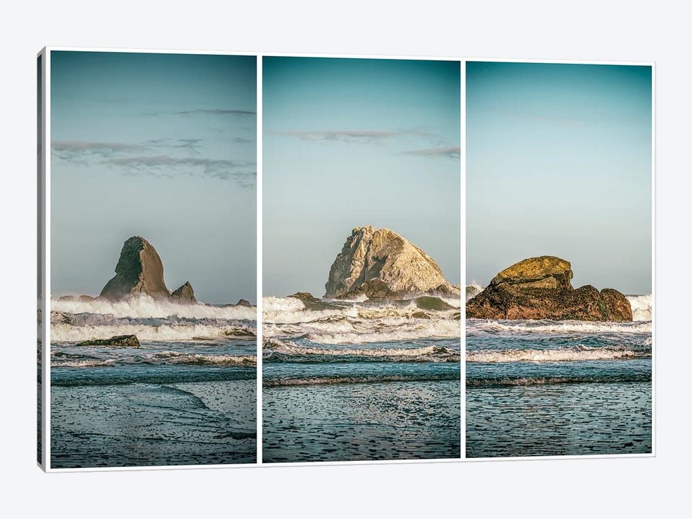 Northern California Coast Triptych by Joseph S. Giacalone 1-piece Canvas Wall Art
