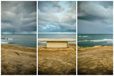 Seat Of Serenity Triptych by Joseph S. Giacalone multi panel art