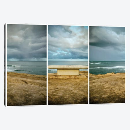 Seat Of Serenity Triptych Canvas Print #JGL490} by Joseph S. Giacalone Canvas Wall Art