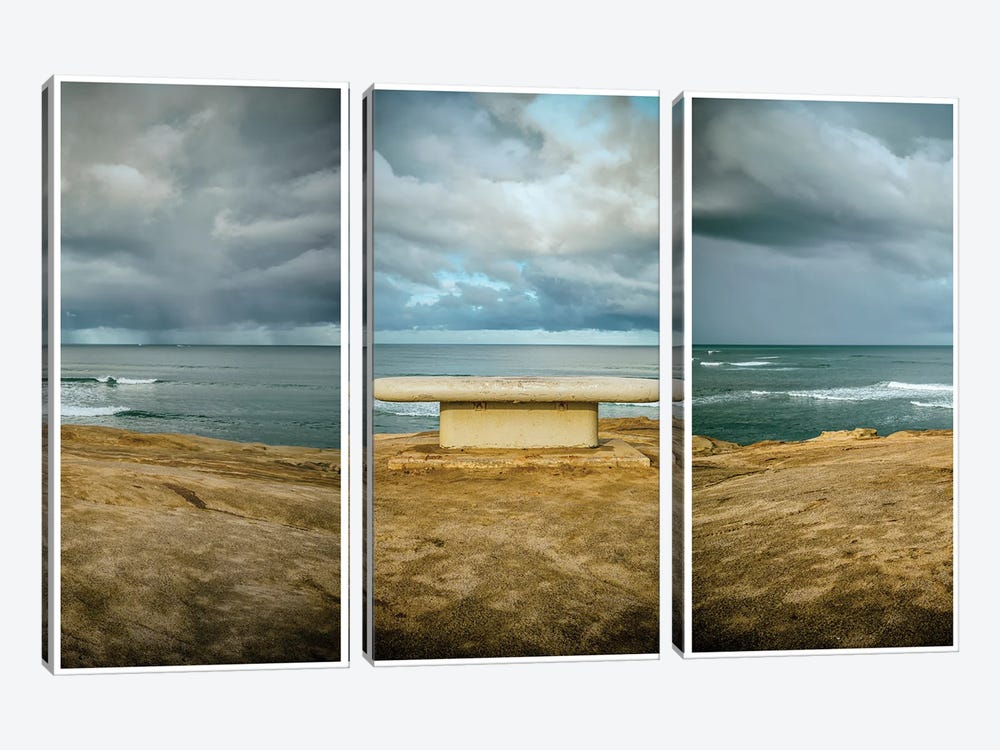 Seat Of Serenity Triptych by Joseph S. Giacalone 3-piece Canvas Wall Art