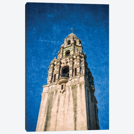 California Tower Balboa Park Textured Canvas Print #JGL506} by Joseph S. Giacalone Canvas Print