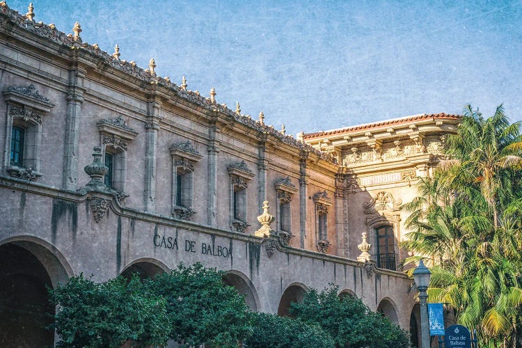 Casa De Balboa Building Vintage by Joseph S. Giacalone wall art