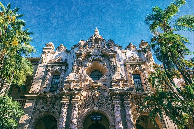 Casa Del Prado Building Textured by Joseph S. Giacalone wall art