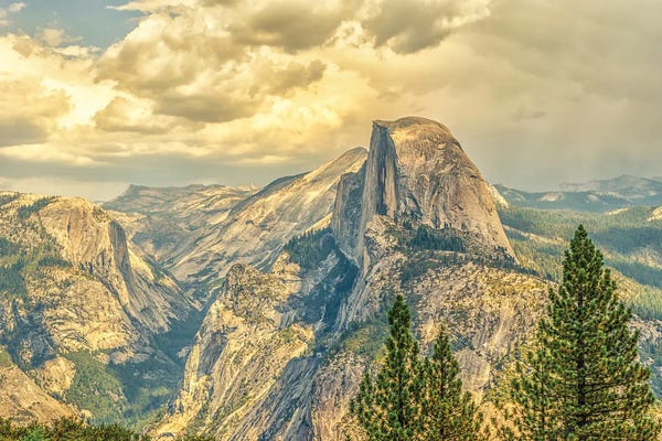 Hyperreal Landscape Photography: Half Dome Majesty by Joseph S. Giacalone