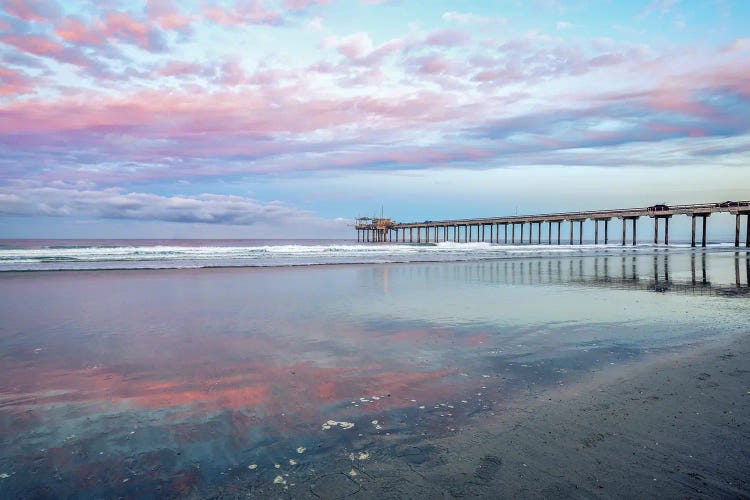 Scripps Pier A Sunrise Reflection