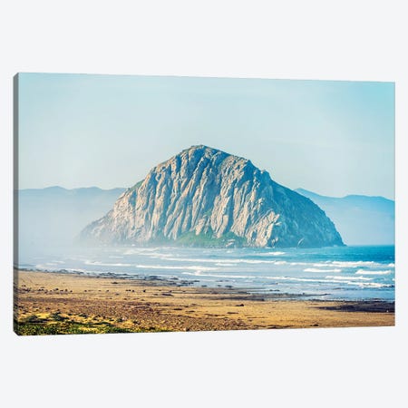 Landmark Of The Central California Coast Morro Rock Canvas Print #JGL547} by Joseph S. Giacalone Canvas Print