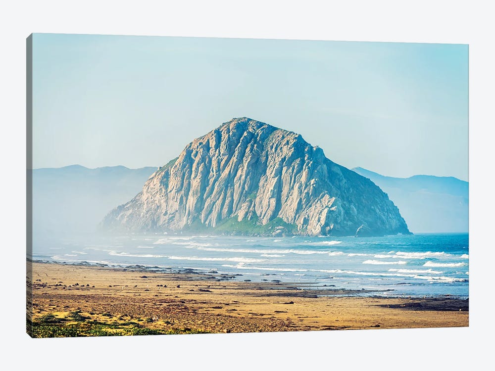 Landmark Of The Central California Coast Morro Rock by Joseph S. Giacalone 1-piece Art Print