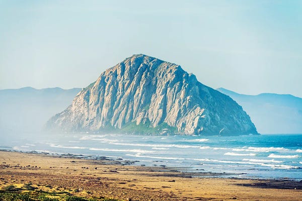 Beach Lover: Landmark Of The Central California Coast Morro Rock by Joseph S. Giacalone