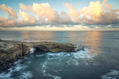 Heavenly Clouds At Sunrise Sunset Cliffs Natural Park by Joseph S. Giacalone multi panel art
