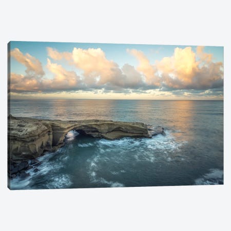 Heavenly Clouds At Sunrise Sunset Cliffs Natural Park Canvas Print #JGL581} by Joseph S. Giacalone Canvas Wall Art