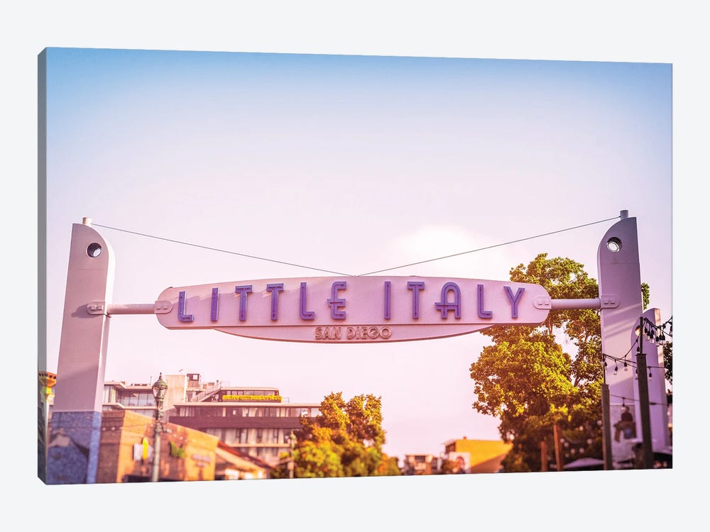 This Is Little Italy San Diego California by Joseph S. Giacalone 1-piece Canvas Wall Art