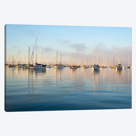 Serene Harbor Morning Canvas Print #JGL5} by Joseph S. Giacalone Canvas Print