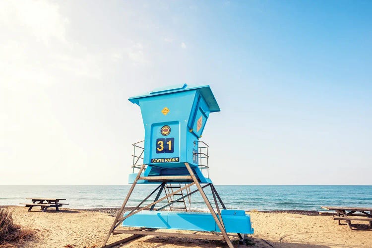 Big And Blue Doheny State Beach by Joseph S. Giacalone wall art