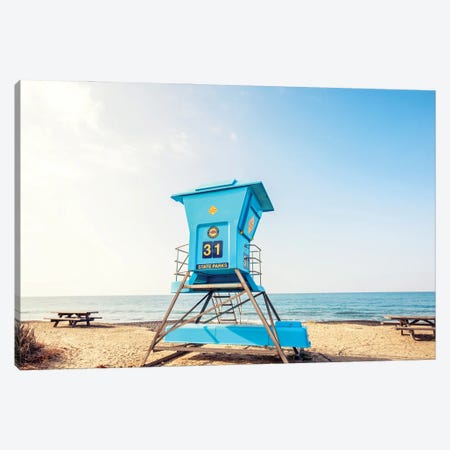 Big And Blue Doheny State Beach Canvas Print #JGL616} by Joseph S. Giacalone Canvas Print