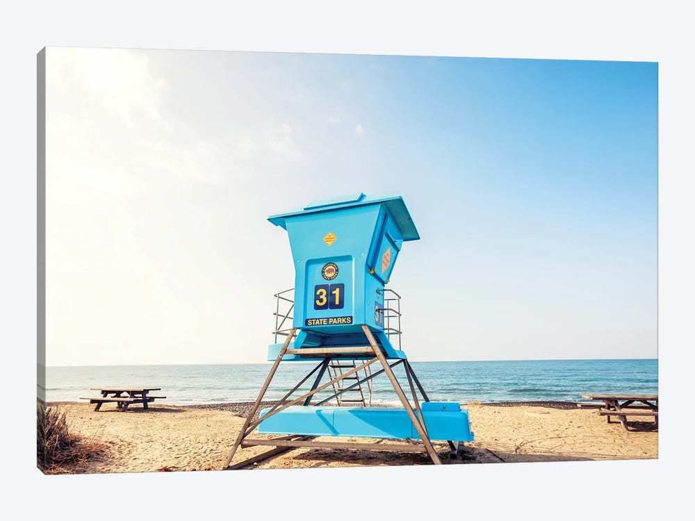 Big And Blue Doheny State Beach by Joseph S. Giacalone 1-piece Canvas Art Print