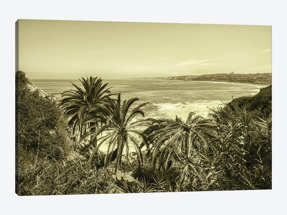 Classic Vibes La Jolla California Coastal by Joseph S. Giacalone 1-piece Canvas Artwork