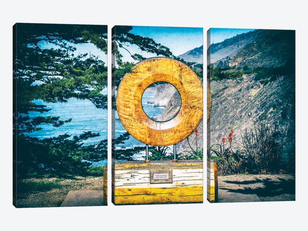 Portal To Big Sur by Joseph S. Giacalone 3-piece Canvas Art Print