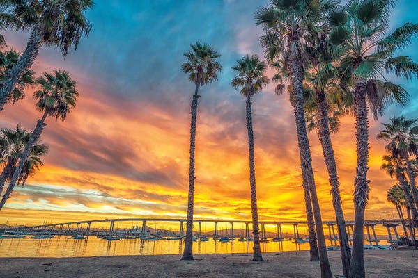 Harbors: Sky On Fire by Joseph S. Giacalone
