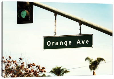 This Is Orange Avenue Coronado California Canvas Art Print - Joseph S Giacalone