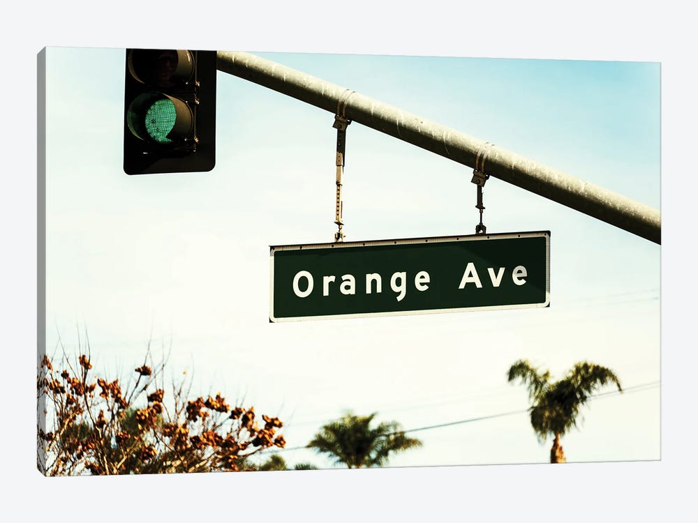 This Is Orange Avenue Coronado California by Joseph S. Giacalone 1-piece Canvas Art Print