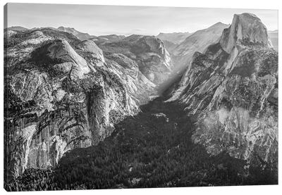 From Glacier Point Yosemite National Park Canvas Art Print - Yosemite National Park Art