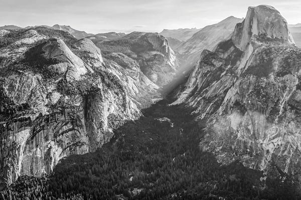 Snowy Mountains: From Glacier Point Yosemite National Park by Joseph S. Giacalone