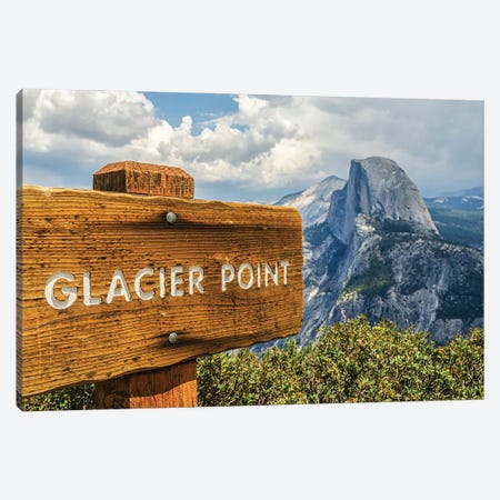 Glacier Point Sign Canvas Print #JGL675} by Joseph S. Giacalone Art Print
