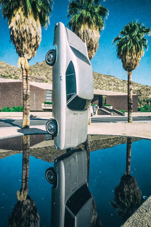 Outside The Palm Springs Art Museum