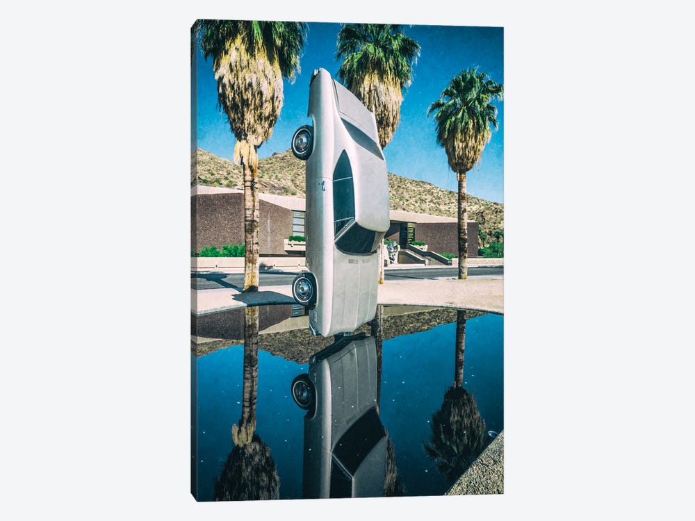 Outside The Palm Springs Art Museum by Joseph S. Giacalone 1-piece Canvas Artwork