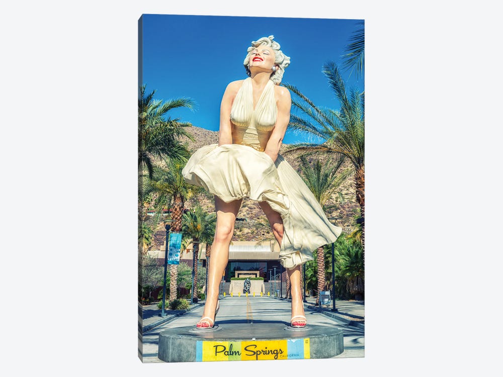 Marilyn Monroe Palm Springs by Joseph S. Giacalone 1-piece Canvas Art Print