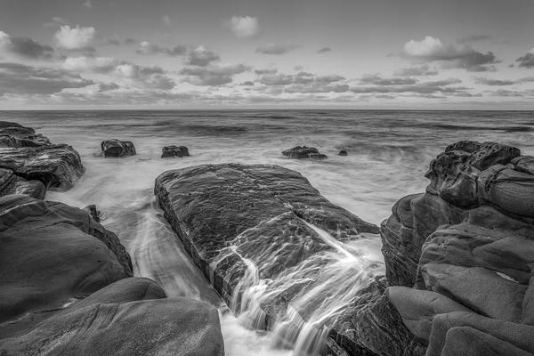 A Moody Coastal Monochrome