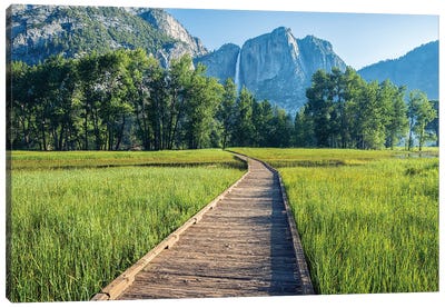 Morning Serenity Yosemite Valley Canvas Art Print - Yosemite National Park Art