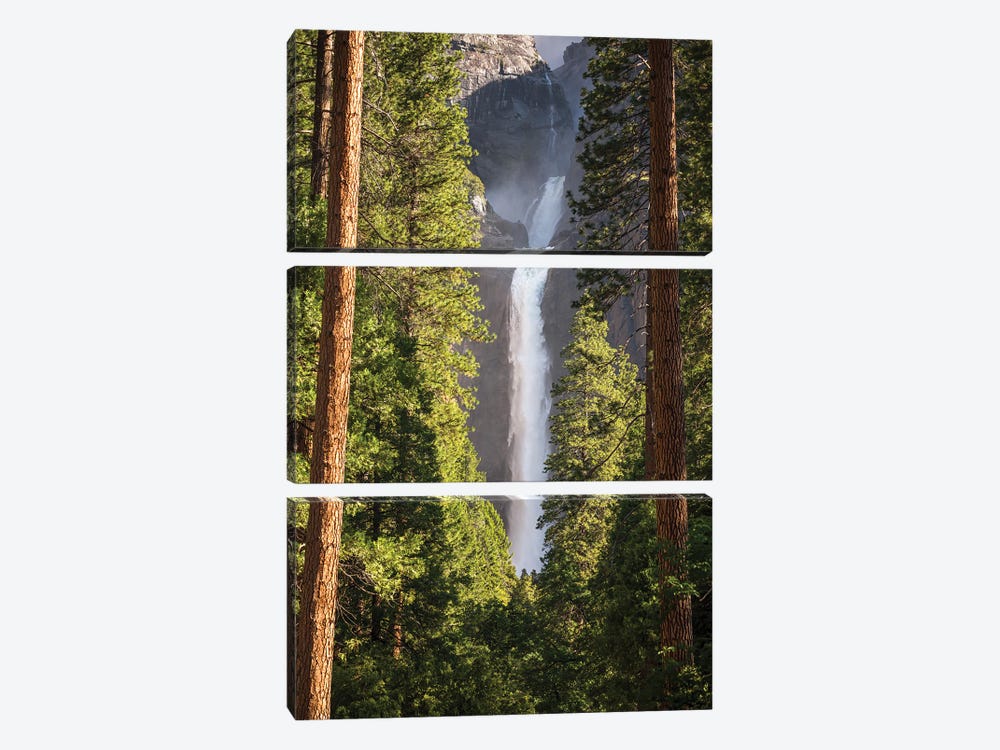 Lower Yosemite Falls by Joseph S. Giacalone 3-piece Canvas Art