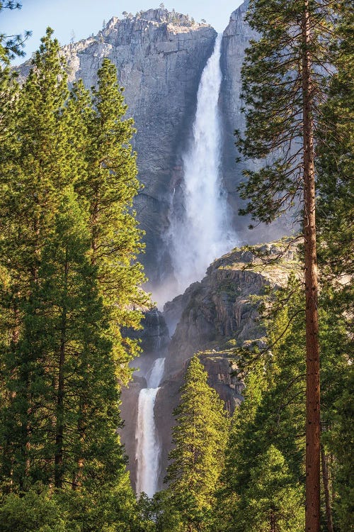 Upper And Lower Yosemite Falls by Joseph S. Giacalone wall art