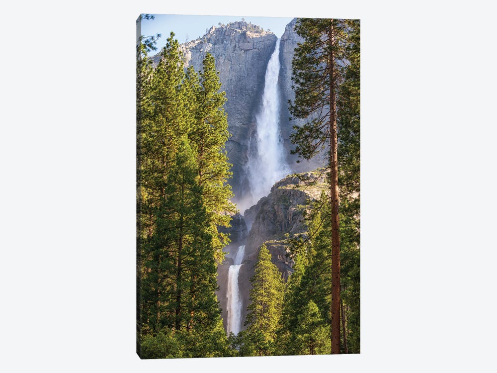 Upper And Lower Yosemite Falls by Joseph S. Giacalone 1-piece Canvas Art Print